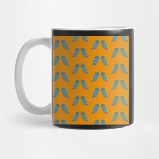 The Day of the Owls - Orange/Teal Mug